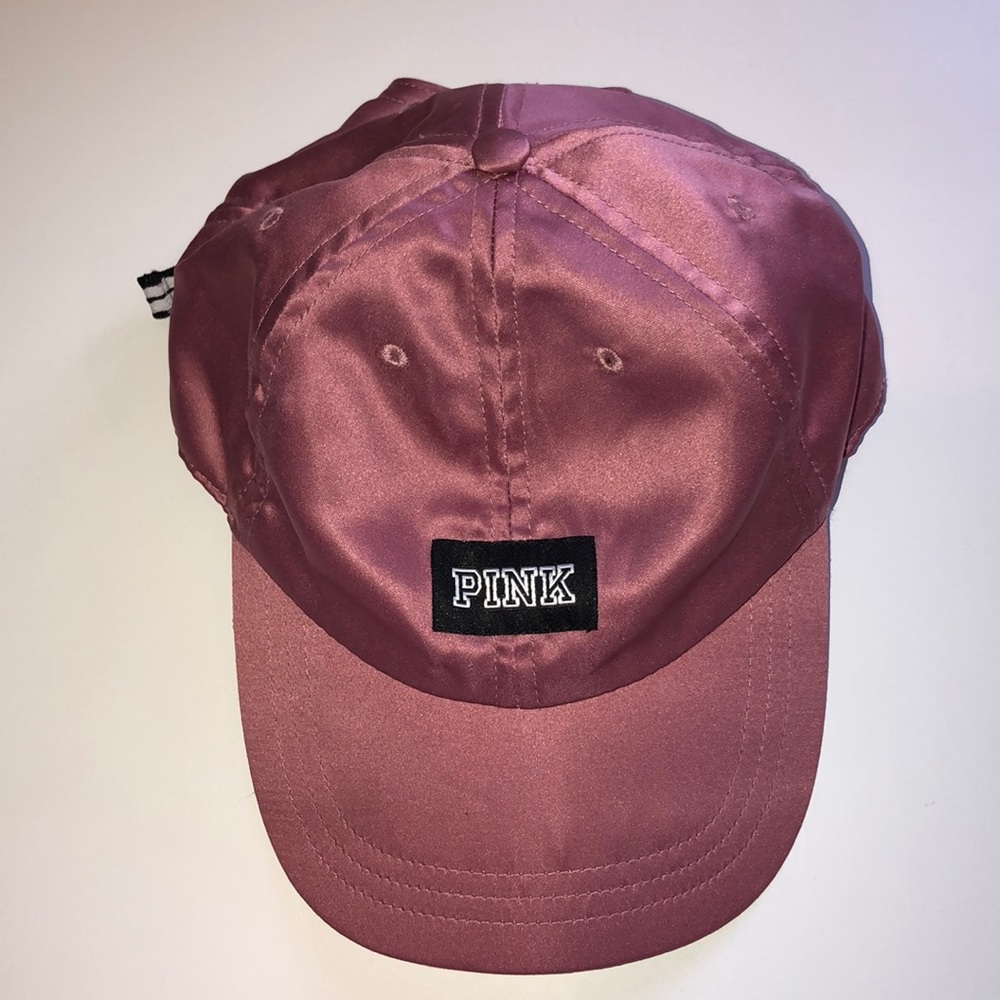 Pink satin hat